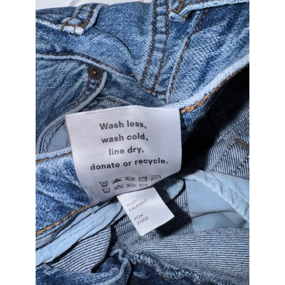 Reformation Lisa High Rise Straight Leg Jeans 24 Organic Cotton Sustainable Eco - Picture 5 of 15